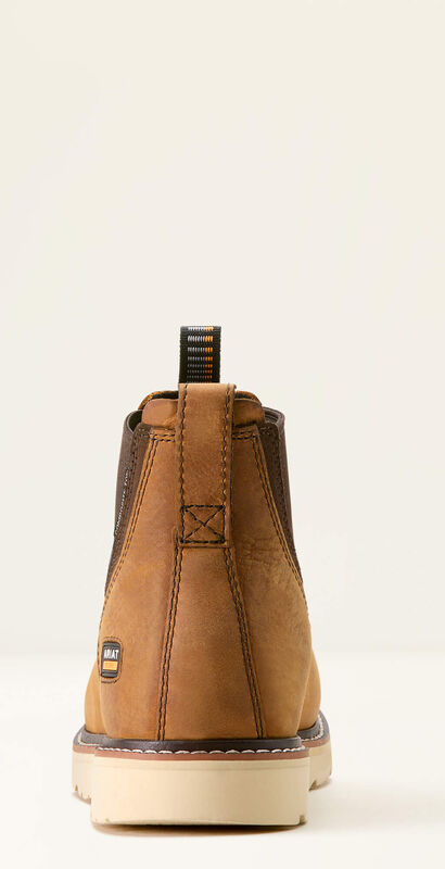 Rebar Wedge Chelsea Waterproof Composite Toe Work Boot Heel